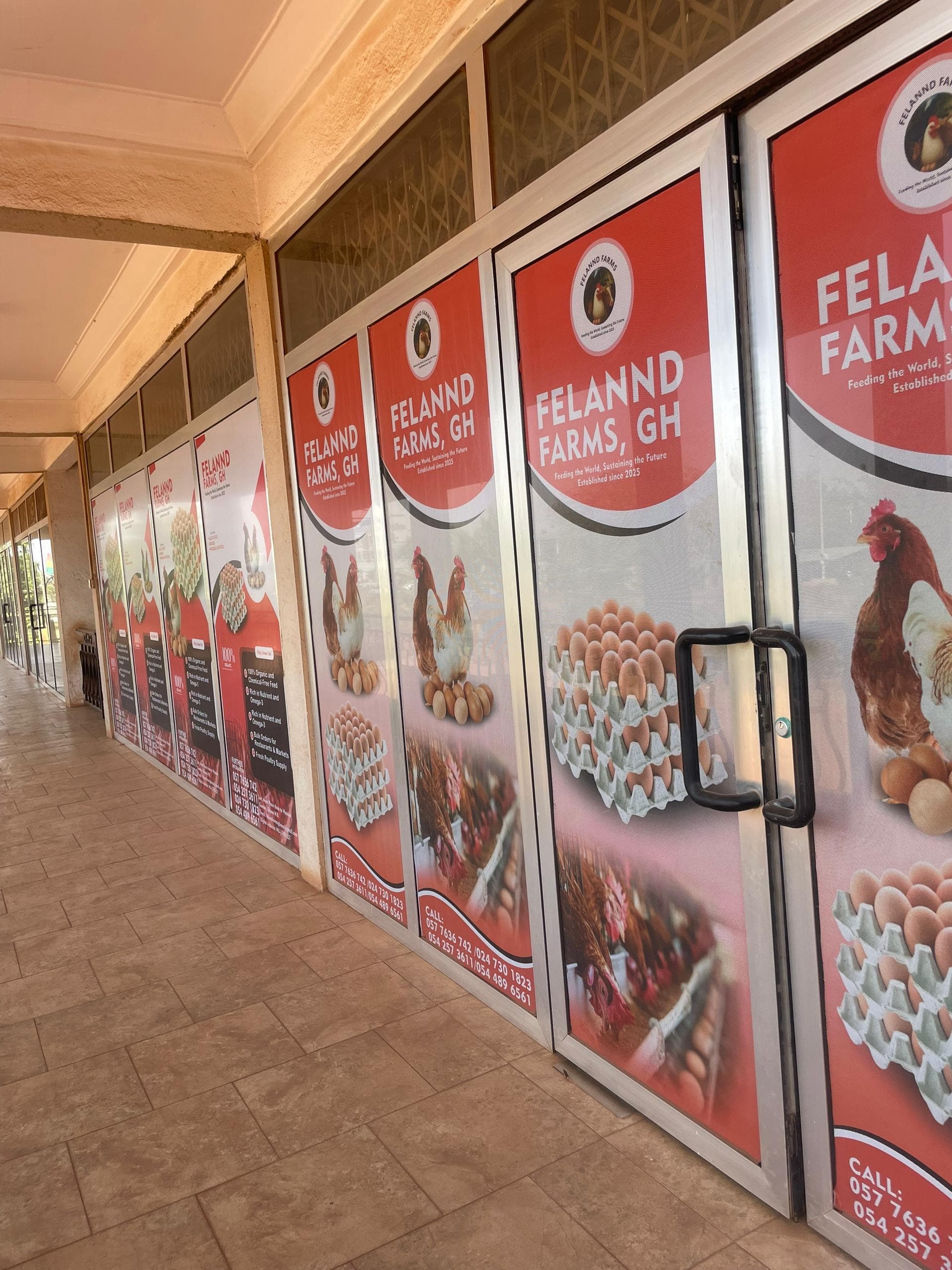 Felannd Farms store entrance at Mash Plaza